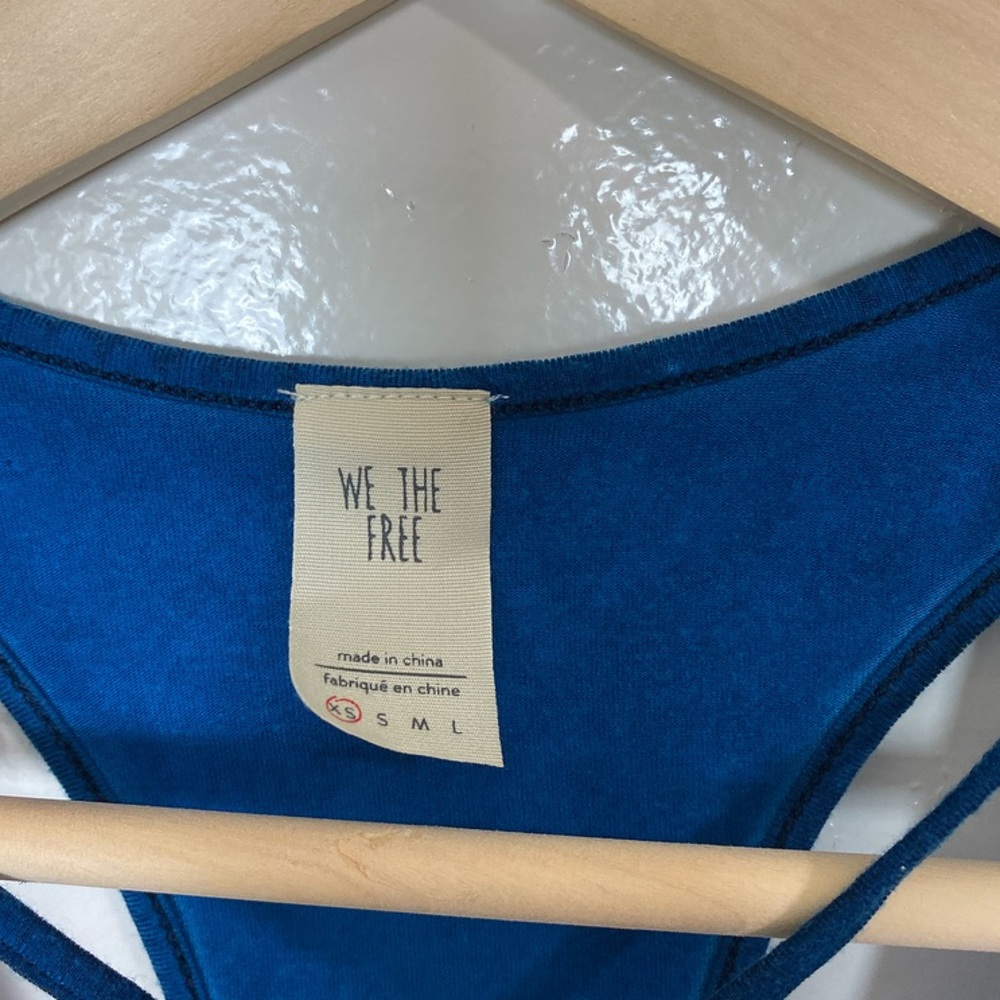 free people NWT blue tank ✨size XS - Picture 5 of 5